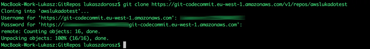 AWS CodeStar Repo Connection